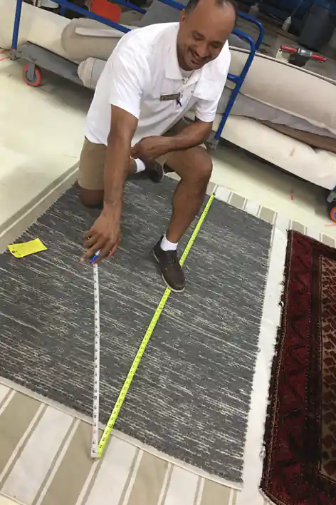 Rug Padding Process