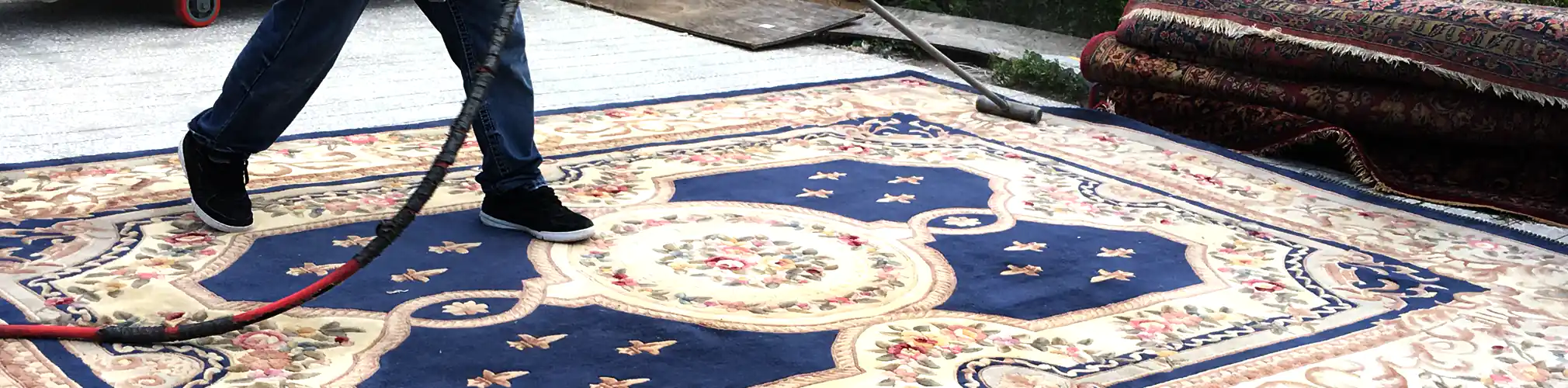 Rug Dusting Process Miami
